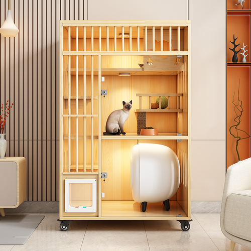 实木猫别墅90.0*60.0*155.0cm